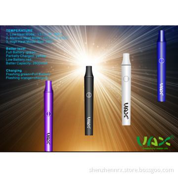 2014 Hottest Product Vax Electronic Cigarette Dry Herb Vaporizer
